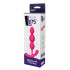 Розовый анальный стимулятор SILKY SMOOTH T-TEARDROP - 11 см., Dream Toys