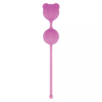 Розовые вагинальные шарики PUSSYNUT DOUBLE SILICONE, Toyz4lovers