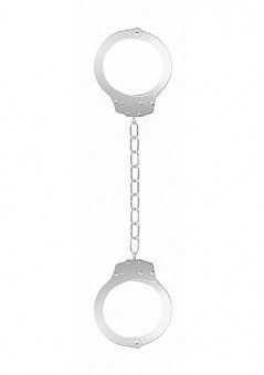 Металлические белые оковы Pleasure Legcuffs, Shots Media BV