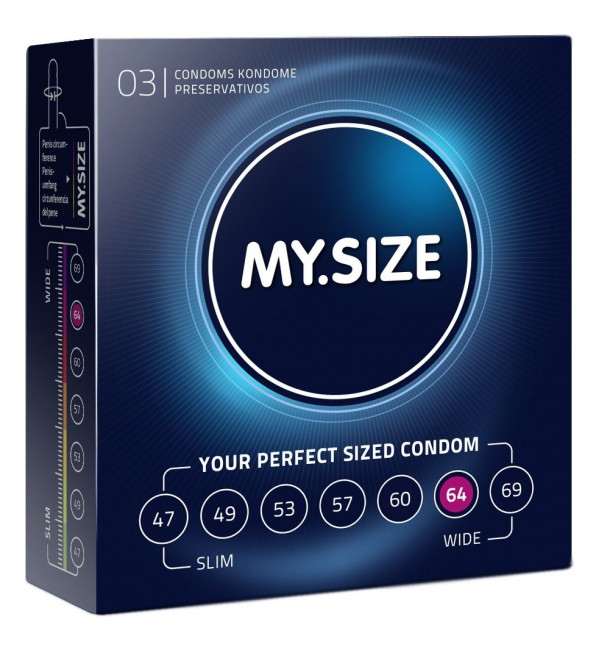 Презервативы MY.SIZE размер 64 - 3 шт., R&S GmbH