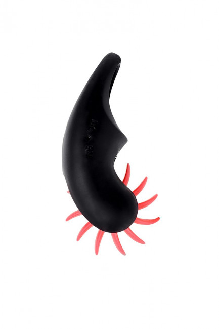 Чёрно-красное эрекционное виброкольцо Erotist, Erotist