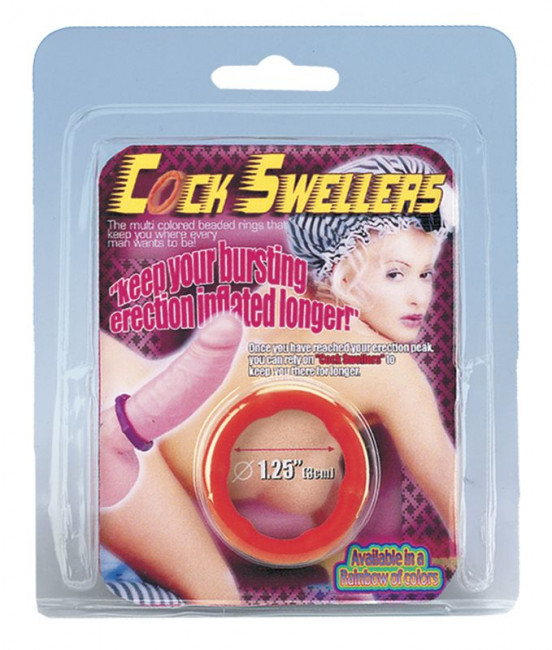 Красное эрекционное кольцо COCK SWELLER RED 1.25, NMC Красное эрекционное кольцо COCK SWELLER RED 1.25, NMC