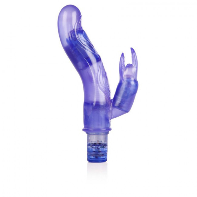 Фиолетовый вибромассажер 10-Function Bendie Bounding Bunny Vibes - 22,8 см., California Exotic Novelties Фиолетовый вибромассажер 10-Function Bendie Bounding Bunny Vibes - 22,8 см., California Exotic Novelties