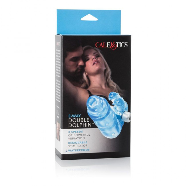Насадка-эрекционное кольцо с 2мя мини-вибраторами., California Exotic Novelties
