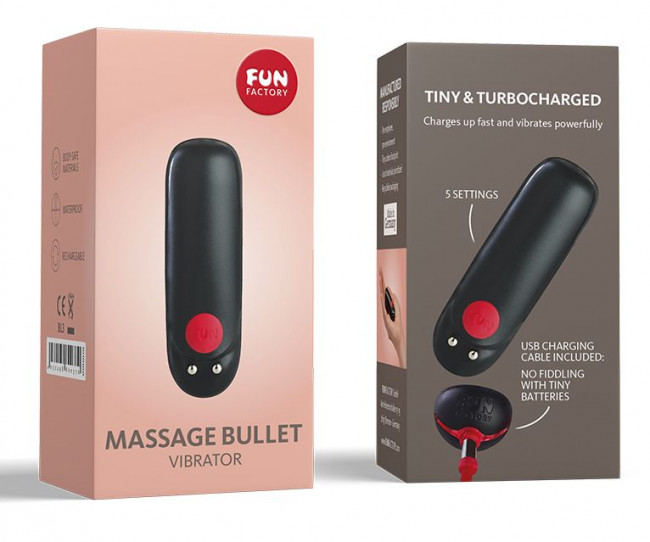 Перезаряжаемая вибропуля BULLET с магнитной зарядкой, Fun Factory Перезаряжаемая вибропуля BULLET с магнитной зарядкой, Fun Factory