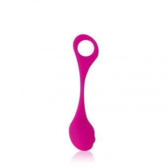 Ярко-розовый вагинальный шарик Cosmo, Bior toys