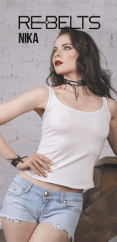 Браслет со шнуровкой Nika Black, Rebelts
