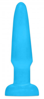 Голубая анальная пробка Butt Plug - 11,4 см., Pipedream