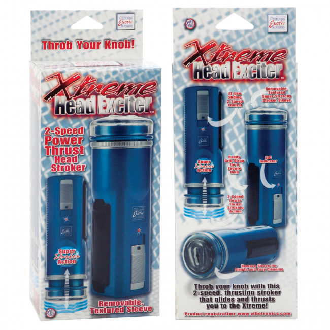 Мастурбатор с вибрацией Xtreme Head Exciter, California Exotic Novelties