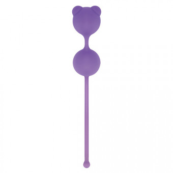 Фиолетовые вагинальные шарики PUSSYNUT DOUBLE SILICONE, Toyz4lovers
