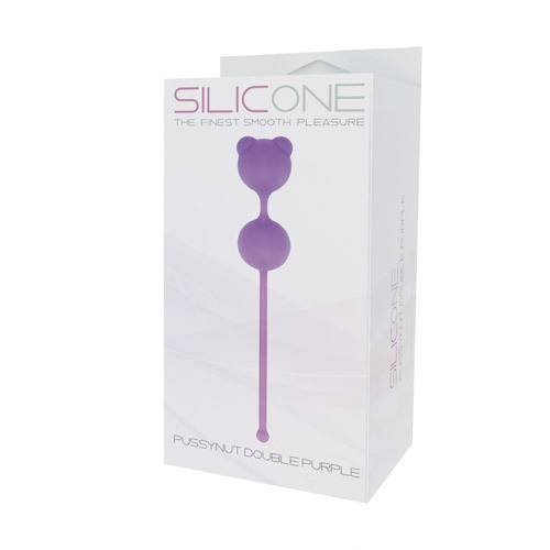 Фиолетовые вагинальные шарики PUSSYNUT DOUBLE SILICONE, Toyz4lovers Фиолетовые вагинальные шарики PUSSYNUT DOUBLE SILICONE, Toyz4lovers