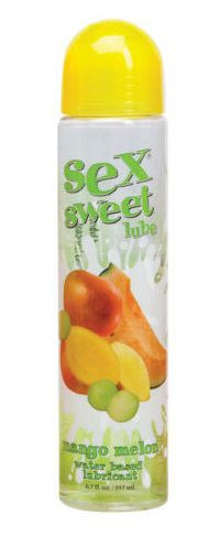 Вкусовой лубрикант с ароматом манго и дыни Sex Sweet Lube - 197 мл., Topco Sales