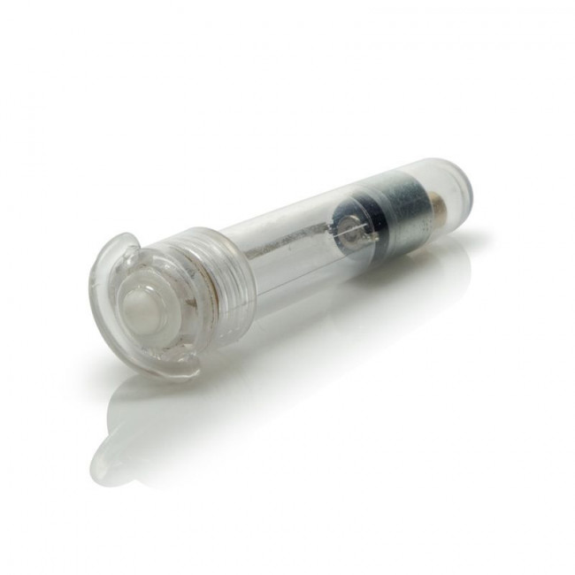 Розовая анальная вибровтулка на присоске Vibro Play Probes - 11 см., California Exotic Novelties