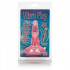 Розовая анальная вибровтулка на присоске Vibro Play Probes - 11 см., California Exotic Novelties