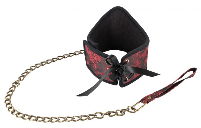 Ошейник, обтянутый тканью в восточном стиле, Choker Asia, Orion