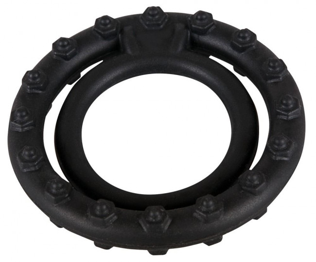 Чёрное кольцо для пениса Steely Cockring, Orion