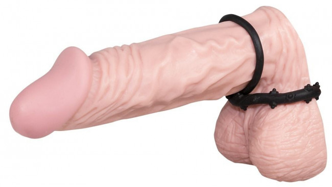 Чёрное кольцо для пениса Steely Cockring, Orion