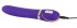 Фиолетовый вибромассажер для точки G Glam Up Purple GR - 22 см., Orion
