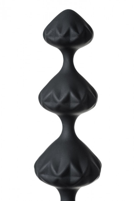 Набор из 2 чёрных анальных цепочек Satisfyer Beads, Satisfyer