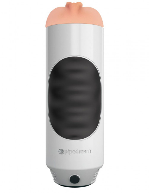 Мастурбатор-вагина Extreme Toyz Mega Grip Vibrating Stroker Mouth, Pipedream