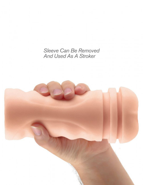 Мастурбатор-вагина Extreme Toyz Mega Grip Vibrating Stroker Mouth, Pipedream