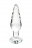 Набор из трех стеклянных анальных пробок с круглым ограничителем Sexus Glass, Sexus Набор из трех стеклянных анальных пробок с круглым ограничителем Sexus Glass, Sexus