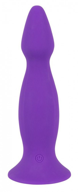 Фиолетовая анальная вибропробка Pure Lilac Vibes - 18 см., Orion