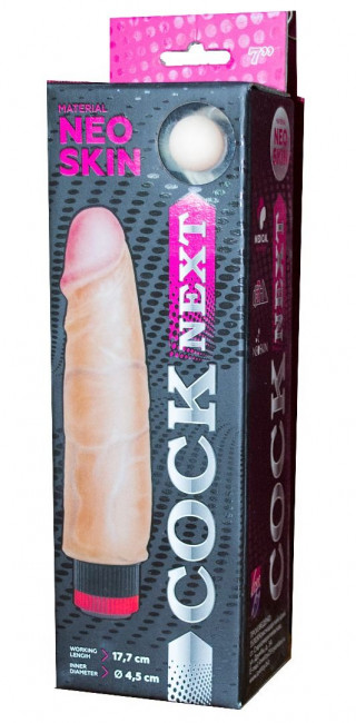 Вибромассажёр-реалистик COCK NEXT 7" - 17,7 см., LOVETOY (А-Полимер)