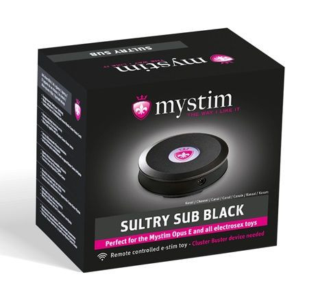 Источник импульсов Sultry Sub Black для 1 устройства Cluster Buster, MyStim Источник импульсов Sultry Sub Black для 1 устройства Cluster Buster, MyStim