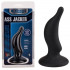 Чёрная анальная пробка ASS JACKER - 12 см., Dream Toys