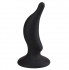 Чёрная анальная пробка ASS JACKER - 12 см., Dream Toys