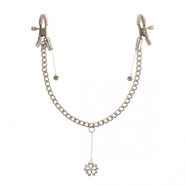 Зажимы на соски Crystal Nipple Clamps, Pipedream