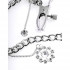 Зажимы на соски Crystal Nipple Clamps, Pipedream