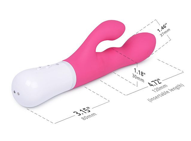 Революционный вибратор с дистанционным управлением Nora New - 20 см., Lovense Революционный вибратор с дистанционным управлением Nora New - 20 см., Lovense