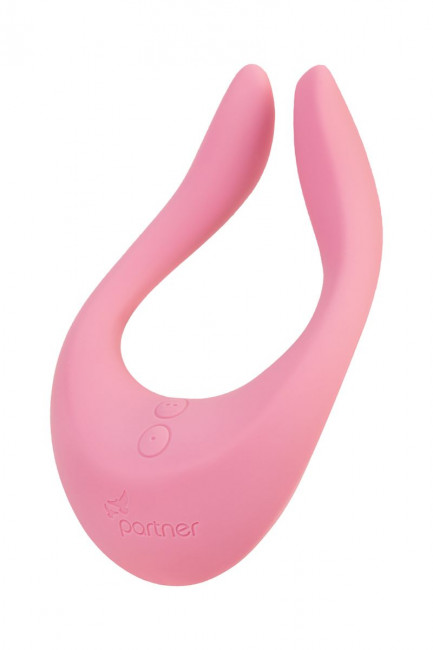 Розовый многофункциональный стимулятор для пар Satisfyer Partner Multifun 2, Satisfyer