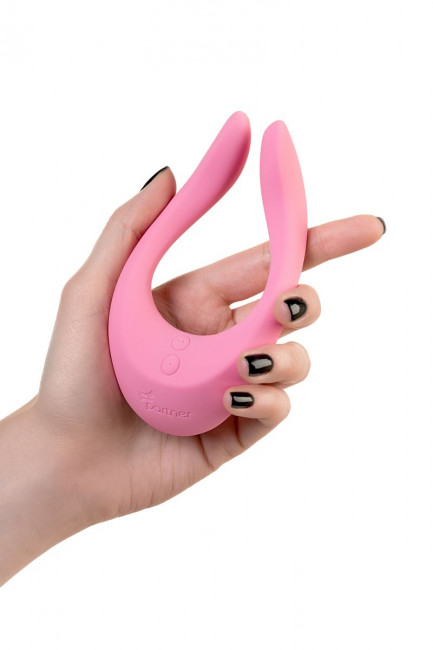 Розовый многофункциональный стимулятор для пар Satisfyer Partner Multifun 2, Satisfyer