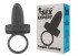 Чёрное эрекционное кольцо с вибрацией и язычком Sex Expert, Bior toys Чёрное эрекционное кольцо с вибрацией и язычком Sex Expert, Bior toys
