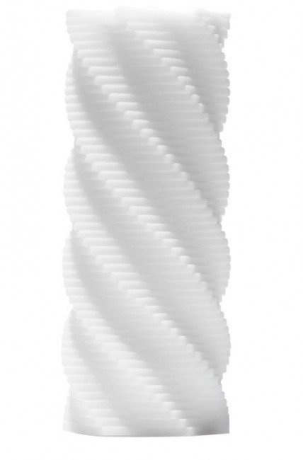 Белый 3D мастурбатор SPIRAL, Tenga