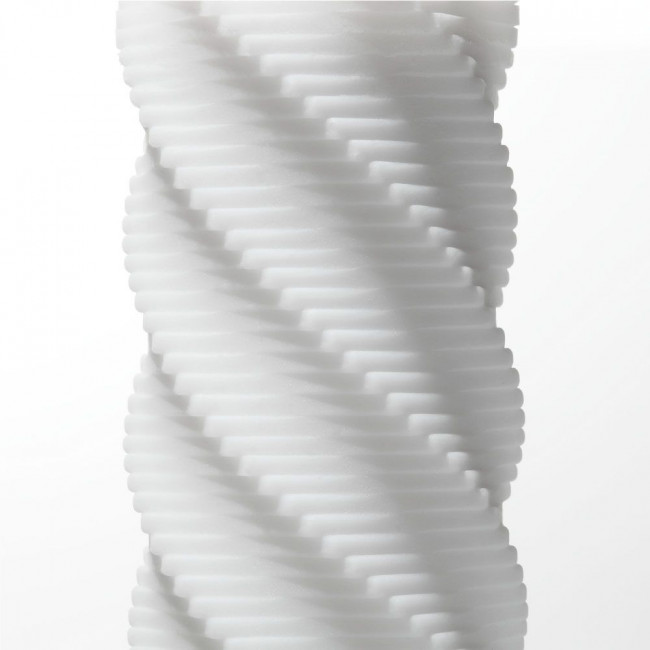 Белый 3D мастурбатор SPIRAL, Tenga