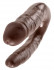 Коричневый двусторонний фаллоимитатор U-Shaped Small Double Trouble - 33,5 см., Pipedream Коричневый двусторонний фаллоимитатор U-Shaped Small Double Trouble - 33,5 см., Pipedream