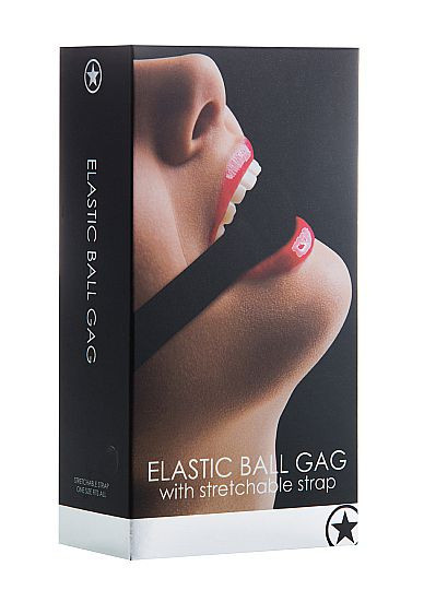 Кляп Elastic Ball Black, Shots Media BV