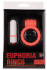 Оранжевое эрекционное виброкольцо с пупырышками NEON EUPHORIA CLITORAL RING ORANGE, Dream Toys