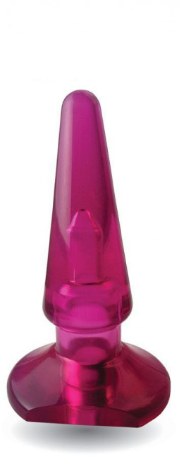 Фиолетовая анальная пробка ANAL STIMULATOR - 7,7 см., Bior toys