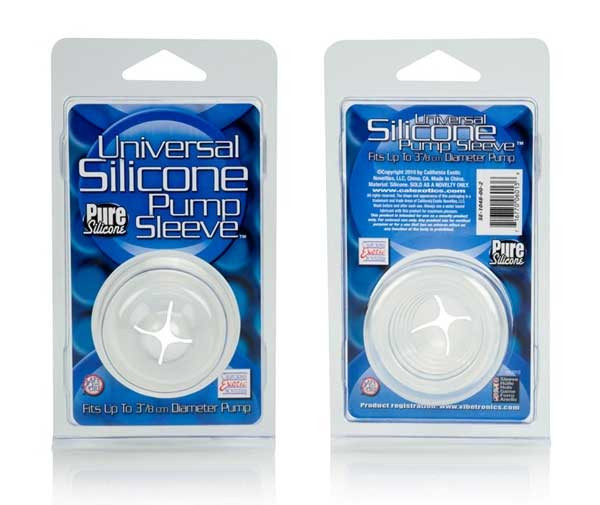 Прозрачный уплотнитель для вакуумной помпы UNVRSAL SILI PUMP SLEEVE, California Exotic Novelties Прозрачный уплотнитель для вакуумной помпы UNVRSAL SILI PUMP SLEEVE, California Exotic Novelties