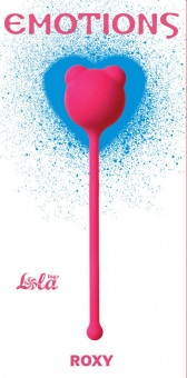 Розовый вагинальный шарик Emotions Roxy, Lola toys