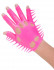 Розовая перчатка для мастурбации Luv Glove, Pipedream