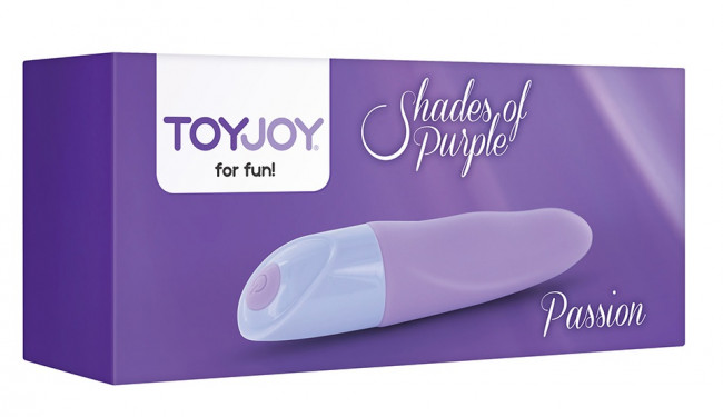 Сиреневый вибратор PASSION MINI PURPLE - 11 см., Toy Joy
