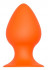 Оранжевая анальная пробка PLUG WITH SUCTION CUP - 11,6 см. , Dream Toys Оранжевая анальная пробка PLUG WITH SUCTION CUP - 11,6 см. , Dream Toys