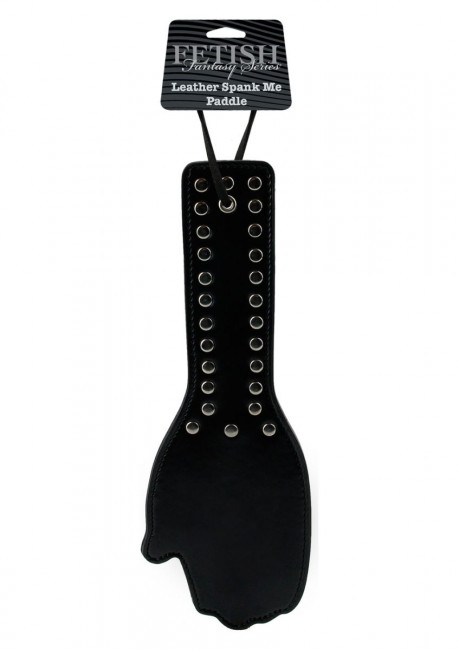 Чёрная шлёпалка в форме ладошки SPANK ME PADDLE - 28,5 см., Pipedream Чёрная шлёпалка в форме ладошки SPANK ME PADDLE - 28,5 см., Pipedream