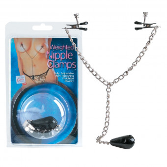 Зажимы на грудь с цепью, California Exotic Novelties